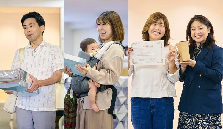 幅広い世代のスタッフ